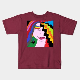 She Has A Beautiful Vibe Kids T-Shirt